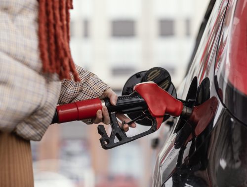 close-up-woman-gas-station